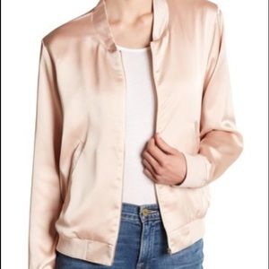 Six Crisp Days Light Pink Bomber Jacket